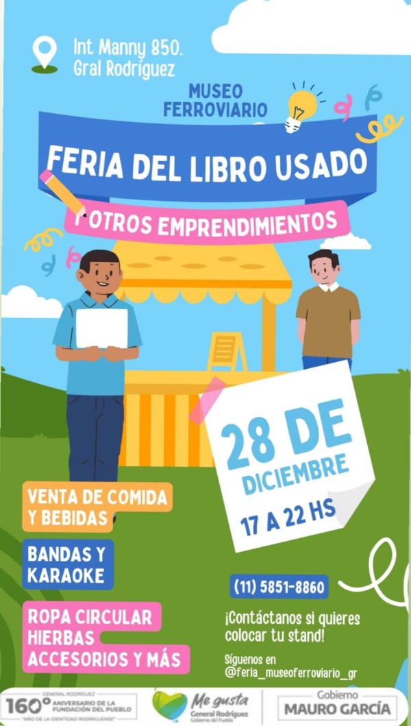 Agenda Cultural Para El Ltimo S Bado Del Feria Del Libro Usado Y