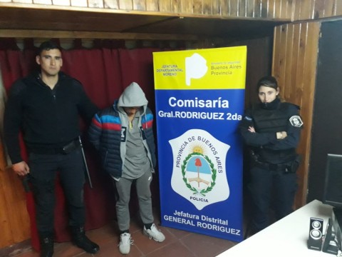Detuvieron en Pico Rojo a un joven acusado de homicidio