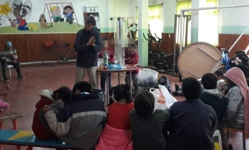 Cooperativa local colaboró en el dictado de un taller de reciclado en la Casa del Niño