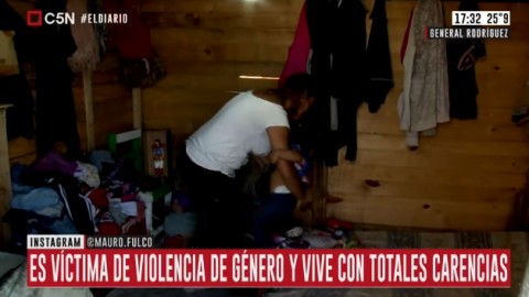 Un informe televisivo expuso la dificil situación que vive una joven rodriguense