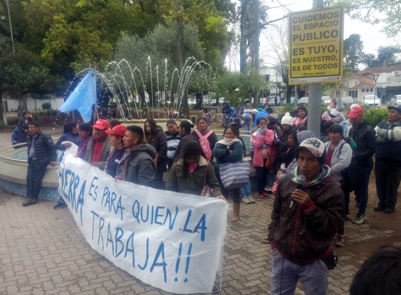 Productores frutihortícolas reclamaron intervención de autoridades en el conflicto de tierras