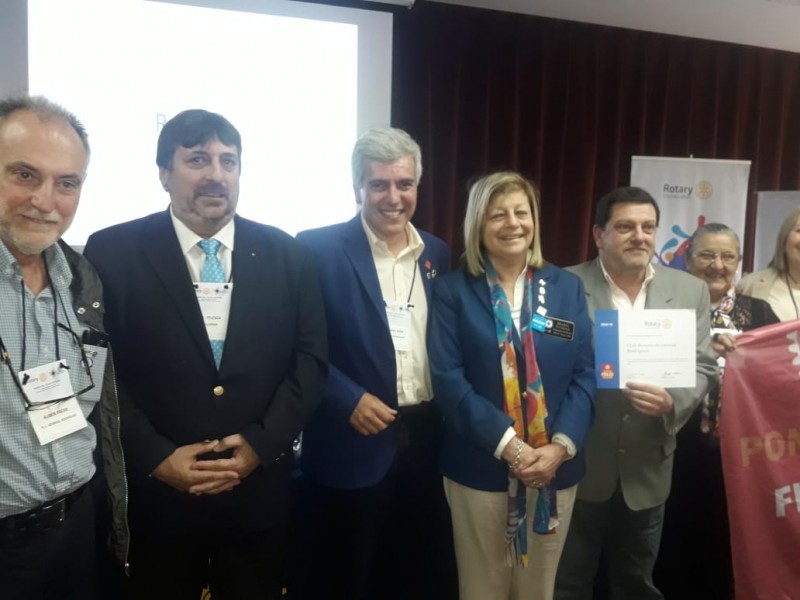 Reconocieron al Rotary Club de Rodríguez por su empeño en la campaña contra la polio