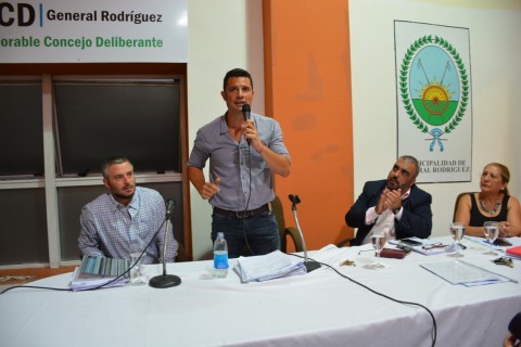 Mauro García abrió las sesiones del Concejo Deliberante con un mensaje conciliador