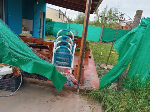 Aprovecharon la tormenta y robaron en dos casas de Bicentenario