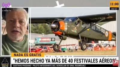 Gustavo Passano, integrante del Aeroclub Gral Rodríguez: "la Convención junta a los principales protagonistas del país"