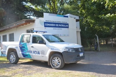 Alonso visitó el nuevo espacio para el Comando de Patrullas en medio de la crisis por la seguridad en el AMBA