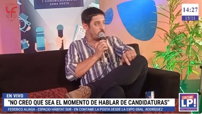 Federico Aliaga, de "Espacio Hábitat Sur": "tenemos la esperanza de que se abra una discusión por un proyecto distinto"