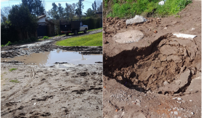 HCD: piden mejorar las calles de Villa Vengochea afectadas por una obra de cloacas