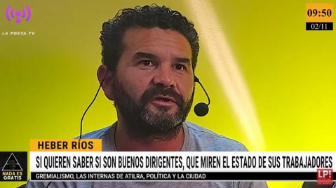 Heber Ríos: "desde mi mirada no hay un motivo que justifique una ruptura o ir a una elección"