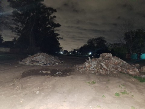 Vecinos reclaman por el estado de la avenida Teresa Mastellone