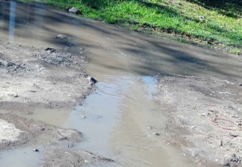 Tienen que sacar el agua de su casa por sí mismos y dicen que ABSA aún no les da respuestas