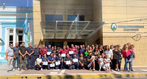 El Concejo Deliberante reconoció a los Bomberos Voluntarios por su labor en la tragedia de Villa Gesell