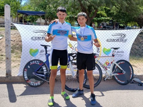 Dos rodriguenses triunfaron en el Campeonato Nacional de Ciclismo Infanto Juvenil