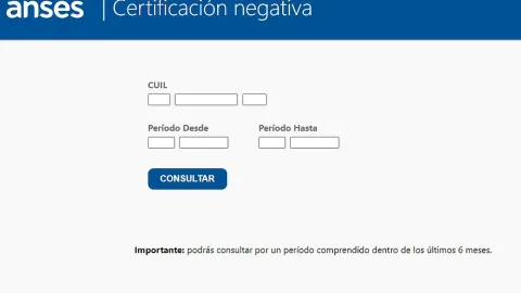 ANSES: cómo solicitar y para qué sirve la Certificación Negativa