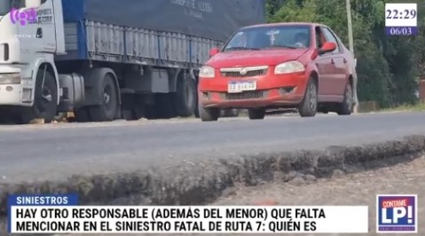 Además del menor, hay otro responsable "indirecto y silencioso" en el siniestro fatal de Ruta 7: cuál es