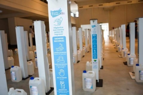 El Municipio entregó kits sanitizantes a todas las escuelas de la ciudad