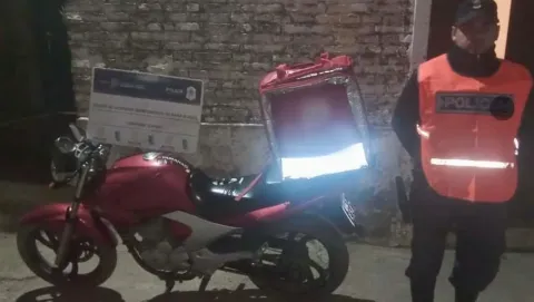 Moto robada en General Rodríguez era usada por narco delivery en Bahía Blanca