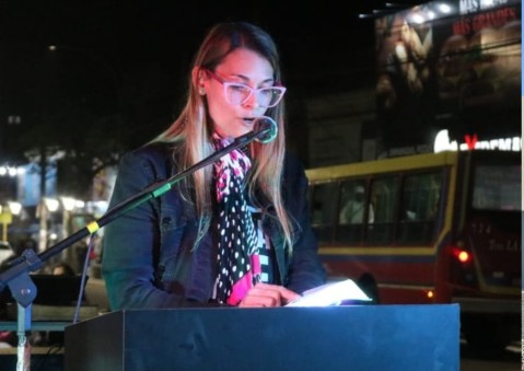 Cómo fue la "Maratón Biblíca" que se realizó en la plazoleta de la avenida Bernardo de Irigoyen