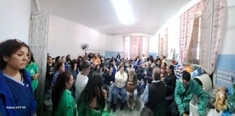 La ATE local realizó una asamblea en el Hospital Vicente López y Planes: qué se decidió