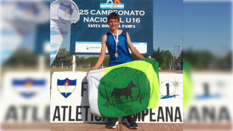 Joven atleta rodriguense brilló en tierras pampeanas: cómo fue su participación