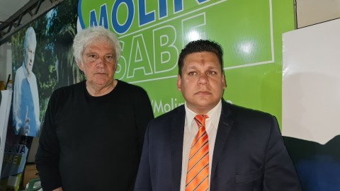 Alberto Molina lanzó UNIR en su local y con referente provincial en apoyo a Milei: "acá me siento más representado"