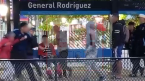 Video: preocupación de vecinos por una alarmante secuencia que incluyó menores en la estación de General Rodríguez