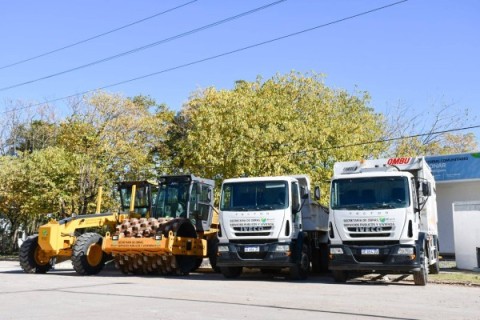 El Municipio incorporó maquinaria para trabajos viales