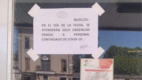 La Guardia del Hospital sólo para urgencias por tener personal de salud con Covid-19