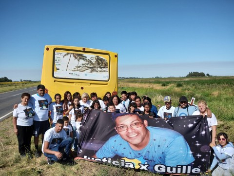 Seis meses sin Guillermo Jara: el emotivo homenaje al camionero rodriguense asesinado cuando quiso esquivar un piquete