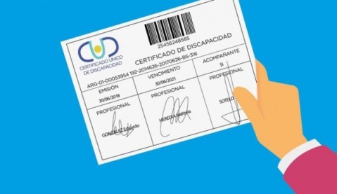 Extendieron por un año el vencimiento del certificado de discapacidad