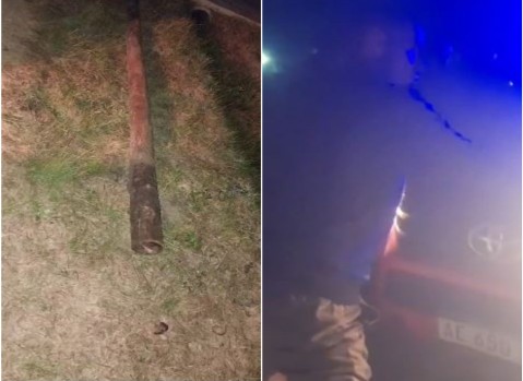 Video: así Protección Ciudadana sorprendió "in fraganti" a delincuentes que robaban postes de luz