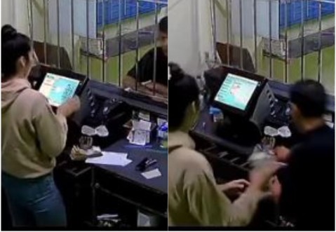 Video: así robó un delincuente una agencia de lotería a metros del arco de Güemes