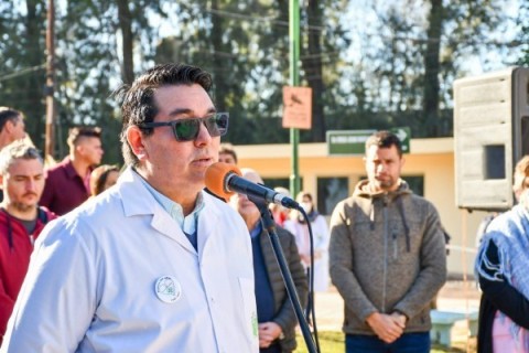 Varela habló en el aniversario: “a partir de ahora se está trabajando duramente para levantar la estructura edilicia"