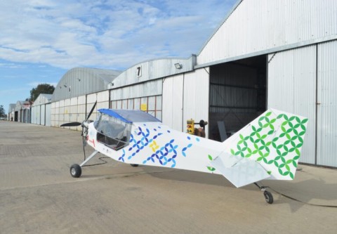Video: así funciona el inédito avión sustentable construido con aporte rodriguense