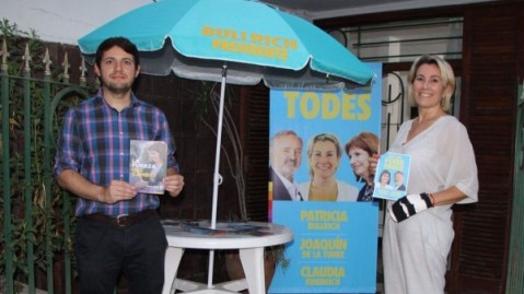 Claudia Friedrich inaugura local con Joaquín de la Torre