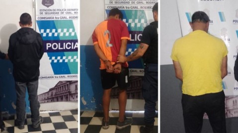 El municipio informó de la aprehensión de dos hombres por robo agravado y uno por violencia de género