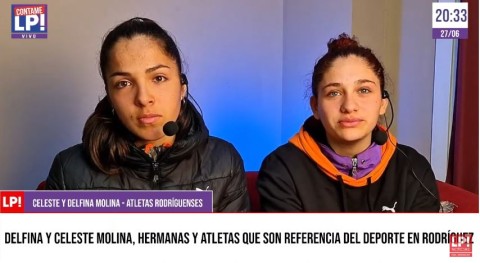 La historia de las hermanas Delfina y Celeste Molina, atletas y referentes del deporte rodriguense