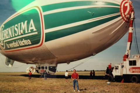 El crudo relato del piloto del dirigible de La Serenísima, a 26 años de su último vuelo: "Hoy nos tirarían con un misil"