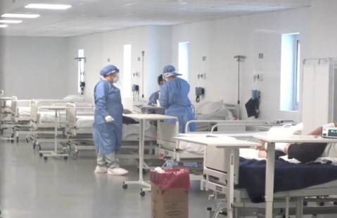 Cómo son los primeros días del Hospital Modular para Covid tras su reapertura