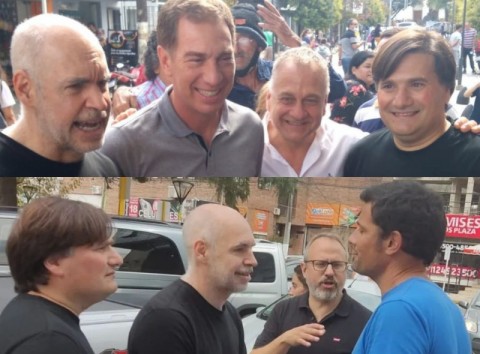 Rodríguez Larreta visitó Gral. Rodríguez: a los abrazos con Kubar y Basilotta y un sorpresivo saludo con Mauro García