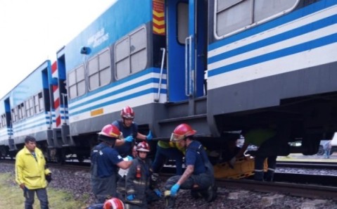 Cómo se encuentra el hombre arrollado por el tren en la zona de Los Abuelitos