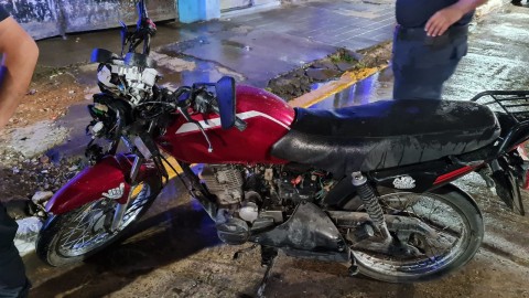 Joven herido tras caerse de la moto en Ruta 7 en una situación confusa