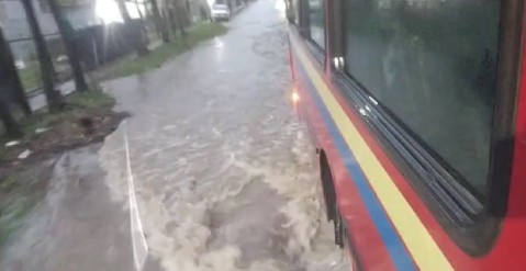 Cómo está General Rodríguez tras la fuerte lluvia que azota la Provincia desde la madrugada