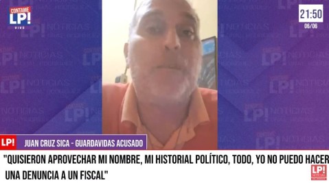 Tras ser acusado de robar celulares en el PAC, Juan Cruz Sica contó su verdad: "Me hicieron una cama"