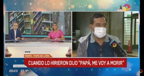 Fuerte entrevista con el padre del nene baleado en el supermercado de Bicentenario