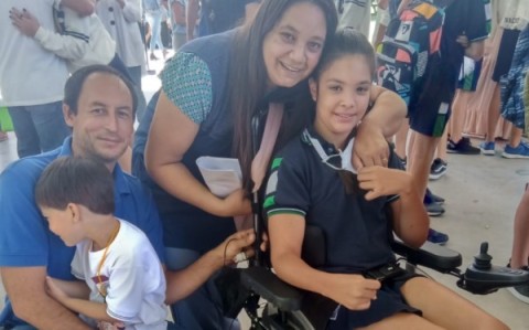 Solidaria y luchadora: cómo es la vida de Maitena, la nena cuya causa movilizó a General Rodríguez