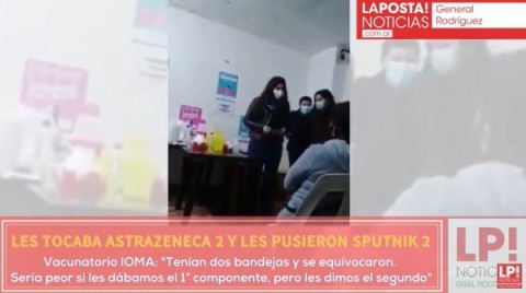 Fue a ponerse la segunda dosis de una vacuna y le pusieron otra