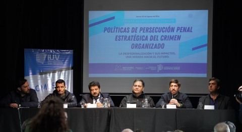 Mauro García participó de una capacitación judicial para intendentes sobre crimen organizado