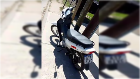 Otro robo de moto en el casco céntrico: fue a visitar a su hermana y al salir ya no estaba