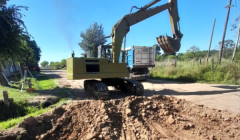 Comenzó la pavimentación de la calle Tarija en vías de culminar para el plan pluvial